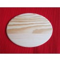 Lesena plošča za dekoracijo Oval