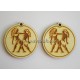 Osnova za uhane-obesek set. 2 kom Horoscope