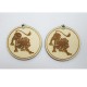 Osnova za uhane-obesek set. 2 kom Horoscope