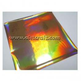 Folija za zlatenje v lističih Hologram Gold 5 kom.