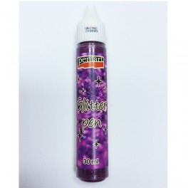 Glitter z bleščicami, vijolični