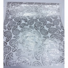 Rižev papir Hot Print Silver