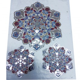 Rižev papir Hot Print Silver